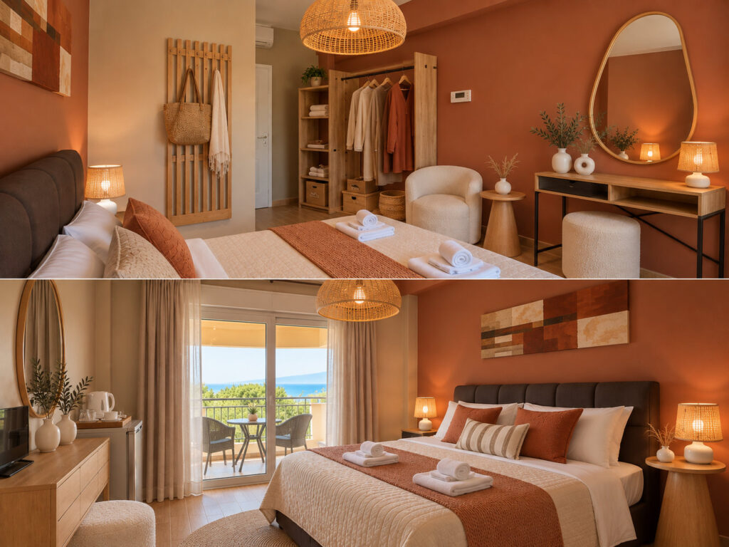 Book apartments and rooms